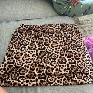 Cheetah athletic skort
